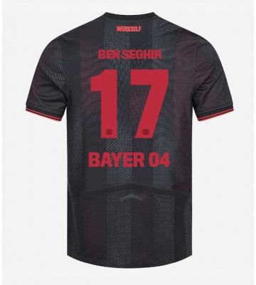 Bayer Leverkusen Eliesse Ben Seghir #17 Hjemmebanetrøje 2025-26 Kortærmet
